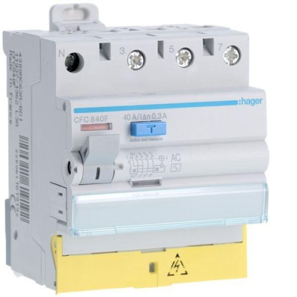 Inter dif 3P+N 40A 300mA AC BD