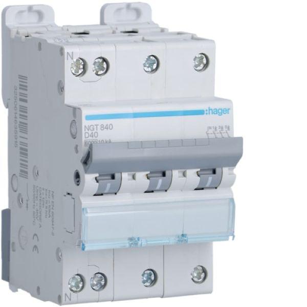Disj.3P+N 6-10kA D-40A 3m