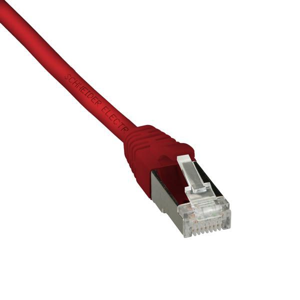 CORDON FUTP CAT6 0,5m Rouge