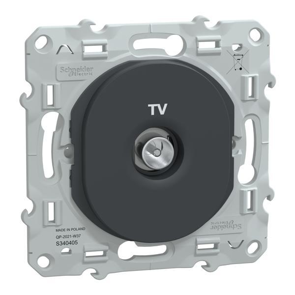 Prise TV Anthracite