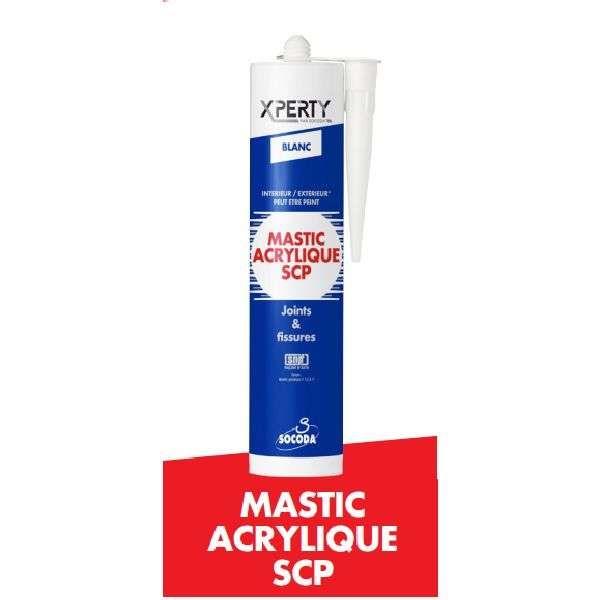 SOU 109796 310ML SOCODA MASTIC ACRYLIQUE  BLAN