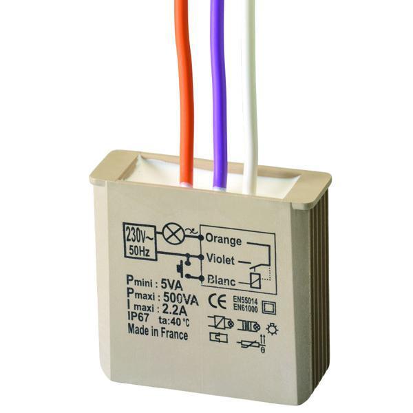 Télérupteur Encastré 500W