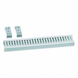 Goulotte horizontale pour coffrets vega largeur 18 modules 1 à 4 rangées