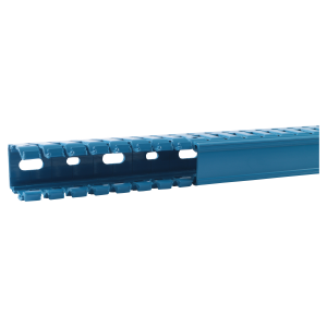 Goulotte de câblage Segma sans halogène BSI - 25x40mm - Fond+couvercle - Bleu