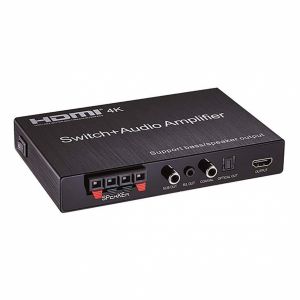 SWITCH HDMI 3 PORTS 4K AMPLI AUDIO OPTIQUE COAX