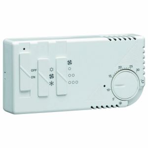 Thermostat ambiance électronique chauf eau chaude ou clim avec ventilation 230V
