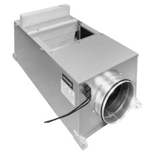 Caisson de ventilation tertiaire filtrant F7+F9, 3000 m3/h, D400 mm, mono. 230V