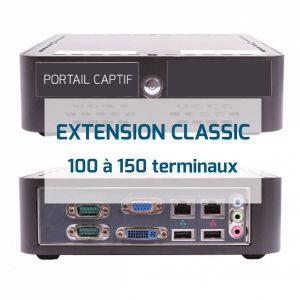 EXTENSION DE 100 A 150 TERMINAUX POUR PORTAIOL CAPTIF CLASSIC