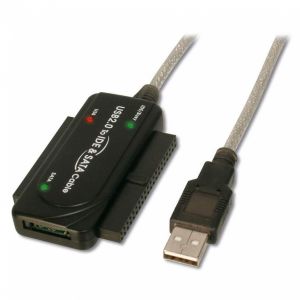 CONVERTISSEUR USB2.0 VERS IDE 3.5 ET 2.5 + SATA + ALIM