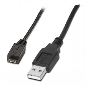 CORDON USB V2.0 TYPE A MALE VERS MICRO USB TYPE A MALE 1, METRE