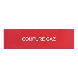 LEG 038020 ETIQUETTE COUPURE GAZ
